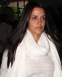 Neha Dhupia at Aadesh Shrivastava Prayer Meet