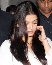 Aishwarya Rai at Aadesh Shrivastava Prayer Meet