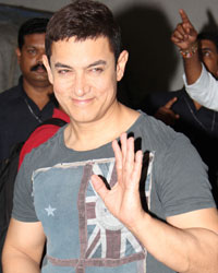 Aamir Khan at Aamir Khan Celebrates Birthday With Media