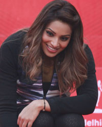 Bipasha Basu at Airtel Delhi Half Marathon 2015