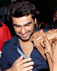 Arjun Kapoor at Arjun Visits Screening of 2 States