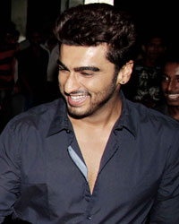 Arjun Kapoor at Arjun Visits Screening of 2 States