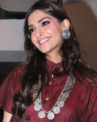 Sonam Kapoor at Art Show by Gateway School