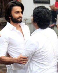 Ranveer Singh at Ashok Chopra Funeral