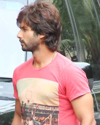 Shahid Kapoor at Ashok Chopra Funeral