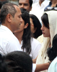 Priyanka Chopra at Ashok Chopra Funeral