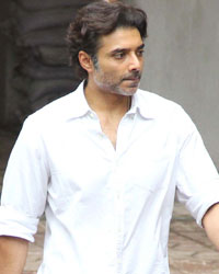 Uday Chopra at Ashok Chopra Funeral