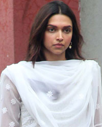 Deepika Padukone at Ashok Chopra Funeral