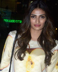 Athiya Shetty at Athiya and Sooraj at Promotion of Hero