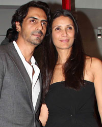 Arjun Rampal and Mehr Jesia