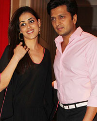 Genelia D'Souza and Ritesh Deshmukh