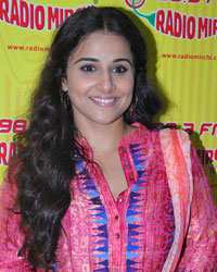 Vidya Balan at Bobby Jasoos Promotion at Radio Mirchi