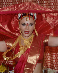 Rakhi Sawant at Bollywood Celebrates Ganesh Festival