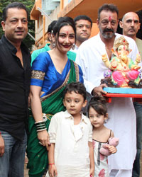 Sanjay Dutt at Bollywood Celebrates Ganesh Festival