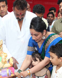 Sanjay Dutt at Bollywood Celebrates Ganesh Festival