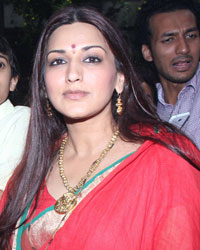 Sonali Bendre at Bollywood Celebrates Ganesh Festival