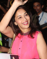Madhuri Dixit at Bollywood Celebs Leave for SAIFTA