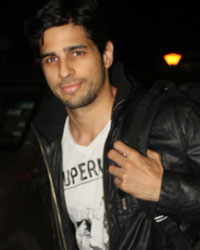 Sidharth Malhotra at Bollywood Celebs Leave for SAIFTA