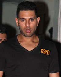 Yuvraj Singh at Bollywood Celebs Snapped at Olive