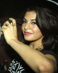 Jacqueline Fernandez at Bollywood Celebs at Karan Johar House