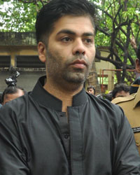 Karan Johar at Bollywood Legend Pran Final Journey