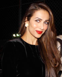 Malaika Arora at Bollywood Stars Attend Midnight Mass