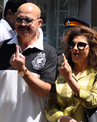 Rakesh Roshan and Pinky Roshan