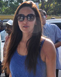 Esha Deol at Bollywood Stars Cast their Votes