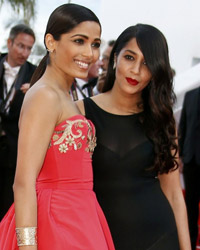 Freida Pinto and Leila Bekhti Freida Pinto and Leila Bekhti