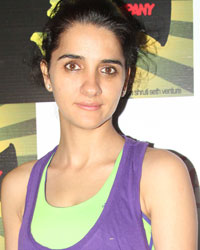 Shruti Seth at Celebrities Attend Superyoga Session