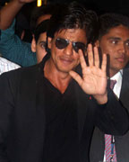 Shah Rukh Khan at Celebrities Leave For TOIFA 2013