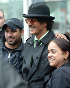 Chunky Pandey at Celebrities Leave For TOIFA 2013