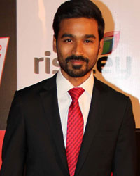 Dhanush at Celebrity Cricket League 4 Press Meet