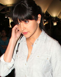 Anushka Sharma at Celebs Arrive From IIFA 2013