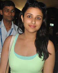 Parineeti Chopra at Celebs Arrive From IIFA 2013