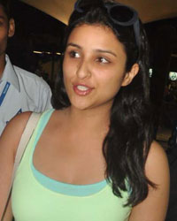 Parineeti Chopra at Celebs Arrive From IIFA 2013