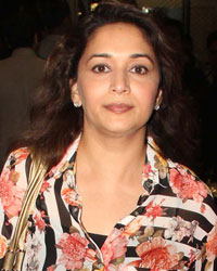 Madhuri Dixit at Celebs Arrive From IIFA 2013
