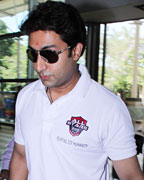 Abhishek Bachchan at Celebs Leave For Football Match