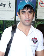 Amit Sadh at Celebs Leave For Football Match