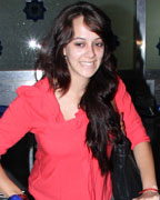 Hazel Keech at Celebs Leave For TOIFA Awards 2013