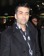 Karan Johar at Celebs Leave For TOIFA Awards 2013