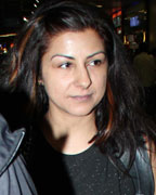 Hard Kaur at Celebs Leave For TOIFA Awards