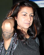 Hard Kaur at Celebs Leave For TOIFA Awards