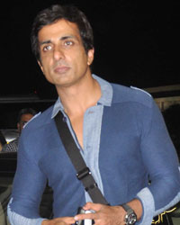 Sonu Sood at Celebs Leave for IIFA 2013