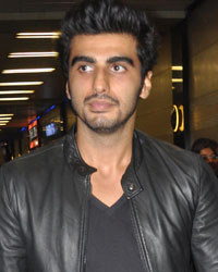 Arjun Kapoor at Celebs Leave for IIFA 2013