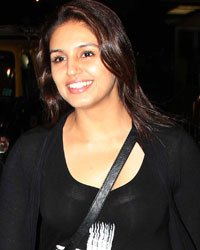 Huma Qureshi at Celebs Leave for IIFA 2013