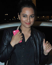 Sonakshi Sinha at Celebs Set Out For IIFA 2014