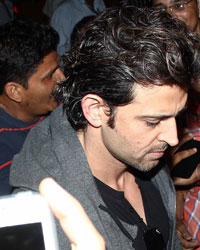 Hrithik Roshan at Celebs Set Out For IIFA 2014