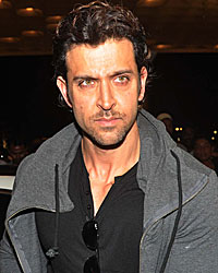 Hrithik Roshan at Celebs Set Out For IIFA 2014