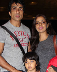 Sonu Sood at Celebs Set Out For IIFA 2014